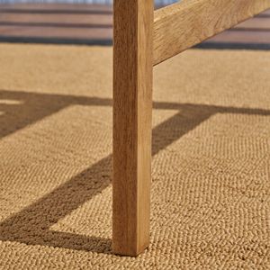 Set di 2 Sedie da Pranzo Adirondack in Legno di Acacia Resistenti alle Intemperie per Esterni, Finitura Naturale, Arredamento da Giardino - Product Image 4