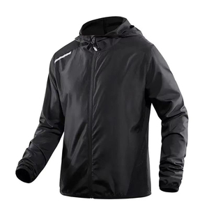 2026 OEM Wholesale Custom <b>Summer</b> Thin Outdoor <b>Jackets</b> Running Hooded Windbreaker <b>Jacket</b> for <b>Men</b> Softshell <b>Jackets</b> for <b>Men</b> - Product Image 1