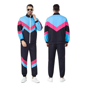 Conjunto Deportivo para Hombre, Estilo Retro, Chaqueta y Pantalones, Disfraz de Halloween, Ropa Deportiva Casual, Moda Urbana - Product Image 6