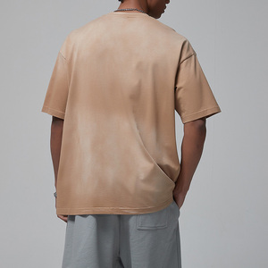 เสื้อยืดโอเวอร์ไซส์ผ้าคอตตอนหนานุ่ม ล้างสีแบบแอซิดวอช พิมพ์ลายกราฟิกตามสั่ง เสื้อยืดโอเวอร์ไซส์แบบซักแล้ว - Product Image 3