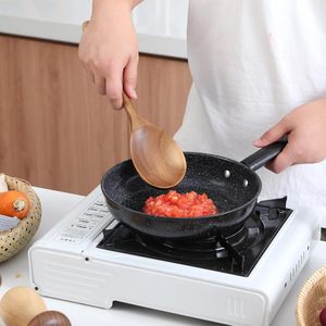 ชุดช้อนทำอาหารไม้ ช้อนเสิร์ฟอะคาเซียสไตล์เรียบง่าย เป็นมิตรกับสิ่งแวดล้อม ไม่ติดกระทะ ภาชนะบนโต๊ะอาหาร ราคาส่งออกจากโรงงานโดยตรง - Product Image 3