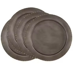 Assiette de présentation élégante en fer, accent de table de luxe pour l'hôtellerie et la restauration - Product Image 3
