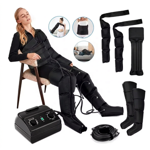 Botas de Masaje de Piernas y Pies con Compresión de Aire Profesional para Atletas - Tamaño Ajustable, Logotipo Personalizado, Control de Tiempo, Masaje Potente - Product Image 1