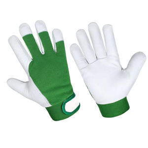 Guantes Mecánicos de Piel de Cabra, Resistentes al Calor, Antideslizantes, con Muñequera Ajustable, Resistentes, Suaves, Cómodos y Resistentes a la Abrasión - Product Image 1