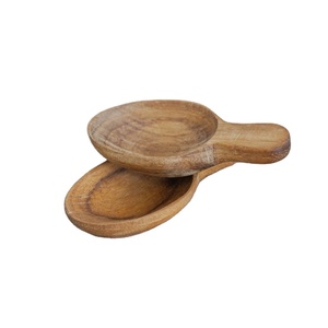 Mini cuchara de madera hecha a mano, cuchara para especias y sal de madera natural, cuchara rústica para servir condimentos de cocina, vajilla ecológica nueva - Product Image 1