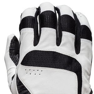 Guantes de Bateo SINEWY SPORTS Negros y Blancos de Poliéster/Algodón con Cierre de Gancho y Bucle, Transpirables, para Entrenamiento, Unisex, para Adultos, Ambidiestros - Product Image 5