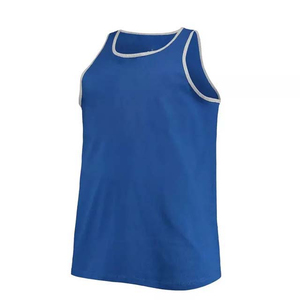 Custom Logo Sports Cotton <b>Boys</b> Muscle Singlet Sleeveless Vest Gym Men's Tank Top Bodybuilding Fitness Running Tank Tops - Product Image 2