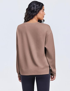 Sweat-shirts en coton pour femmes de marque de mode en gros, à vendre, avec logo personnalisé, sweat-shirts épais pour femmes - Product Image 5