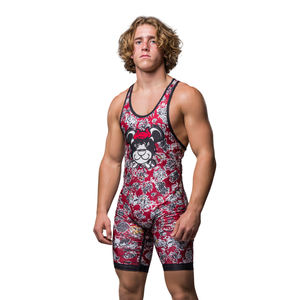 Combinaisons de lutte sublimées pour hommes, style hip-hop, pour compétition - Product Image 6