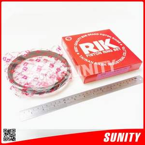 Segment de piston TAIWAN SUNITY RIKEN STD 6LA 148MM Diesel anti-usure pour Yanmar 6LA-DT/6LA-UT Pièces moteur OEM 748616-22500 - Product Image 3