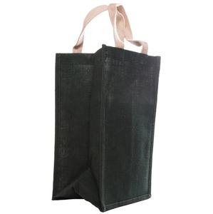 Sacs à vin en Jute avec impression personnalisée, sachets de vin naturel pour Promotion, cadeaux de noël, fabricant, 4 bouteilles - Product Image 1