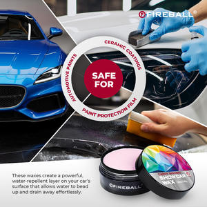 Cera para Autos Fireball Candy Sherbet (Show Car) Cera Premium para Autos con Brillo Intenso para Todas las Superficies Exteriores, Protección de Pintura con Brillo Profundo - Product Image 4