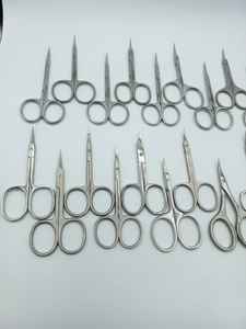 Ciseaux à cuticules de qualité supérieure, lames courbées en acier inoxydable multi-usages - Ciseaux de manucure pour ongles, sourcils, cils - Product Image 5