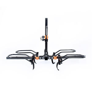 Porte-vélos arrière pliable pour 2 vélos, léger et durable, pour l'extérieur - Product Image 1