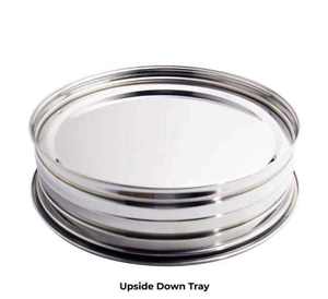 33 Cup Premium Stainless Steel Holy Communion Tray Set with Stable Bottom Ring <b>Mirror</b> Finish Durable Deluxe <b>Plastic</b> Cups No Lid - Product Image 6