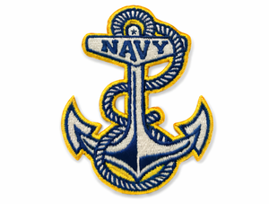 Écusson brodé personnalisé Ancre Marine thermocollant/coudable – Lot de 100 pièces, 10 couleurs disponibles pour uniformes et vêtements - Product Image 4