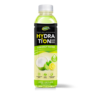 Boisson prête à boire NFC Eau de coco citron vert 100% 500ml Bouteille Hydratation naturelle rafraîchissante Prix usine OEM ODM - Product Image 1