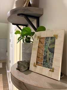 Marco de Fotos de Resina con Incrustaciones de Hueso, Diseño Superior, Decoración de Pared, Marco de Fotos de Sobremesa - Product Image 5