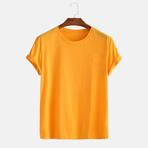 # Camisetas de Cuello Redondo Personalizadas al por Mayor, 100% Algodón, Hombros Caídos, Ajuste Delgado de Alta Calidad para Hombre - Product Image 3