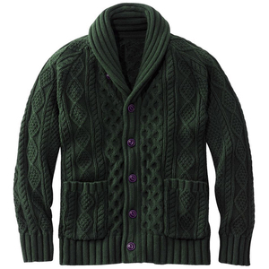 <b>Men</b>’s Warm Knitted Acrylic <b>Cardigan</b> Sweater Soft Comfortable Long Sleeve Button Closure Casual Outerwear for Daily Wear Travel - Product Image 5