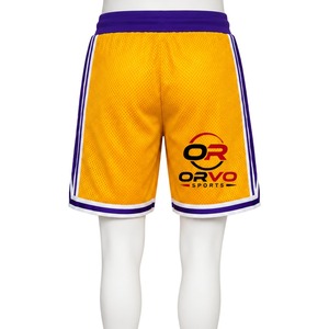 กางเกงขาสั้นชาย ORVO SPORTS ผ้าคอตตอน/โพลีเอสเตอร์ พิมพ์ลายด้วยเทคนิค Heat-Transfer แห้งเร็ว เอวกลาง มีเชือกผูก เหมาะสำหรับใส่เล่นน้ำหรือชายหาด - Product Image 2
