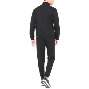 Men's Black Sporty Tracksuit Full <b>Zip</b> <b>Hooded</b> Jacket With White Stripe And Matching Pants Breathable Polyester Autumn Wear 2026 - Product Image 2