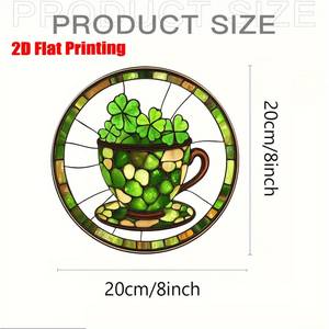 CIFbuy Atrapasoles Acrílico Creativo con Diseño de Taza de Café, Colorido, para Colgar en Ventanas, Decoración del Hogar, TikTok, para Servicio de Recogida Temu - Product Image 2