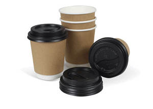 Vaso de Papel Kraft de 8oz, 12oz, 16oz con Tapa para Bebidas Calientes, Vasos de Café Personalizados de Pared Simple Desechables, Venta Caliente de Fábrica en Vietnam - Product Image 5