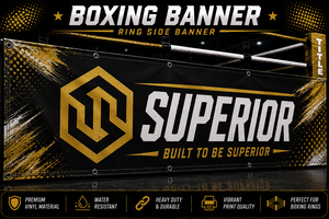 Custom Event Boxing Ring Side <b>Banner</b> for Promotional Displays Sponsorship Recognition Brand Awareness Campaigns - Product Image 3