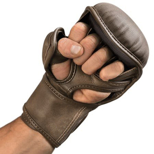Half Finger MMA Gloves with for Wrist Support Lightweight & Adjustable <b>Strap</b> for Boxing Training-Unisex - Product Image 4