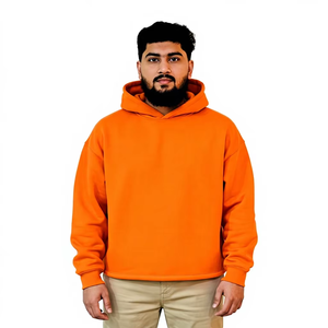 Sweat-shirts et sweats à capuche pour hommes en coton de qualité supérieure, épais, en molleton lourd, surdimensionnés, avec logo personnalisé imprimé - Product Image 1