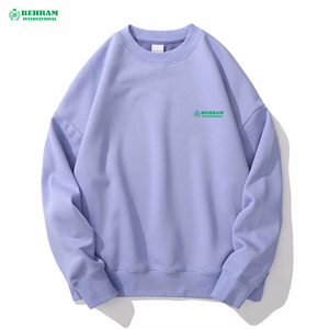 เสื้อฮู้ดดี้แฟชั่นทรงสลิมฟิตใส่สบาย ไซส์ใหญ่พิเศษ สำหรับทุกเพศ พิมพ์โลโก้ได้ตามต้องการ เสื้อสเวตเชิ้ตถักลายทางคอกลมสำหรับผู้ชาย - Product Image 5