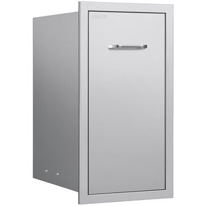 Soluzione di Stoccaggio per Cucina Esterna, Cassetti Multiuso in Acciaio Inox 13.54"W X 19.61"D X 25.79"H con Cassetto Interno per Rifiuti - Product Image 1