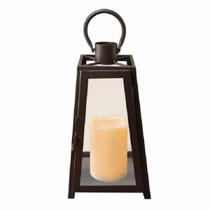Vintage Gold Metal Glass <b>Lantern</b> Candle Holder Luxury <b>Large</b> Floor Decorative Candle <b>Lantern</b> forWedding Home Decor Outdoor Garden - Product Image 5