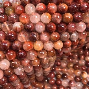Natural <b>Red</b> Rutilated Quartz Gemstone 100% Handmade Faceted Smooth Loose Stone <b>Beads</b> IGI Certified Rajasthan Origin Jewelry - Product Image 4