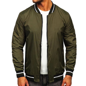 Blouson Bomber Léger Premium pour Homme – Style Aviateur Décontracté avec Fermeture Éclair, Coupe-Vent, Tendance Streetwear et Poignets Côtelés - Product Image 5