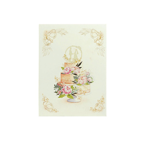 <b>Handmade</b> 3D Pop Up Wedding Cake Card Romantic Valentine Greeting Card <b>Paper</b> Craft from Vietnam Factory - Product Image 4