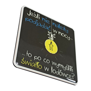 Autocollant aimanté pour réfrigérateur en résine époxy, forme irrégulière, durable, réutilisable, pour la publicité d'entreprise, cadeau - Product Image 3