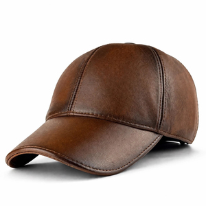 Casquettes de baseball en cuir véritable 100% de haute qualité, résistantes à l'eau, durables, tendance, nouvelle arrivée, haute performance - Product Image 1