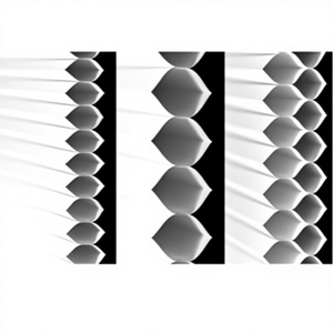 Store enrouleur cellulaire plissé en aluminium alvéolé de 38 mm - Product Image 3