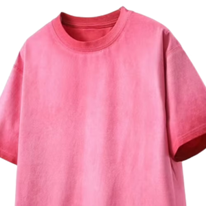 เสื้อยืดทรงหลวม ระบายอากาศได้ดี ราคาถูก ผ้าหนา ซักแล้ว ทรงดรอปโชว์เดอร์ สำหรับผู้หญิงและผู้ชาย ขายส่ง ลายสโตนวอช/แอซิดวอช - Product Image 6