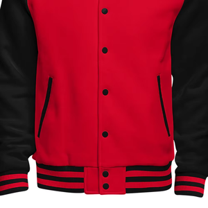 Custom Varisty Jacket Embroidery Logo Leather Sleeves Wool Letterman Men's Jackets Men Baseball winter Jacket - Product Image 5