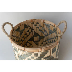 Cesta de Bambú para Almacenamiento en el Hogar y Jardín, Contenedores Tejidos para Organización de Cocina, Cesto para Ropa Sucia, Caja Decorativa para Artículos del Hogar - Product Image 5