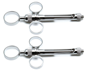 Seringue d'aspiration manuelle à 3 anneaux en acier inoxydable, réutilisable et autoclavable, pour anesthésie dentaire de qualité supérieure - Product Image 3