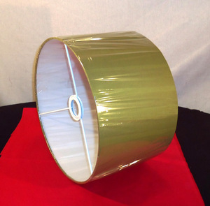 Private label <b>Cylinder</b> <b>Lamp</b> <b>Shade</b> in Green Linen Fabric with e27 fittings best for headboard lampshades & desk <b>lamp</b> floor <b>lamp</b> - Product Image 2