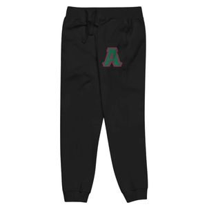 Pantalon de jogging noir premium en molleton, décontracté et sportif, avec taille élastique et bas de pantalon côtelés, doux et confortable pour le quotidien - Product Image 3