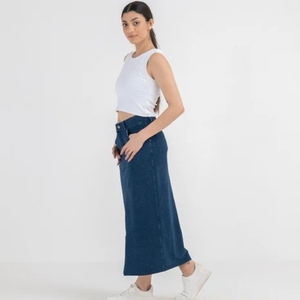 Jupes en jean pour filles et femmes, style américain rétro, jupes décontractées amples et droites pour femmes, collection automne 2026 - Product Image 2