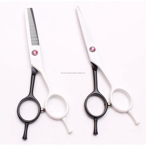 Kit de ciseaux de coiffure professionnels en acier inoxydable de 6 pouces – Outils de beauté capillaire domestiques, ciseaux à effiler, ensemble de ciseaux de barbier - Product Image 2