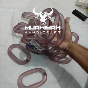 Top quality Resin Link Chain <b>light</b> pink color Decorative Hanging Luxury Home Office Wall Decor With custom size shape & color - Product Image 4