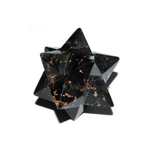 Tourmaline noire d'orgone, 20 points, étoile Merkaba, livraison gratuite - Product Image 1